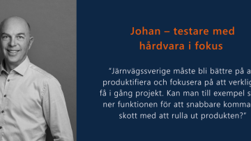 Johan – testare med fokus på hårdvara